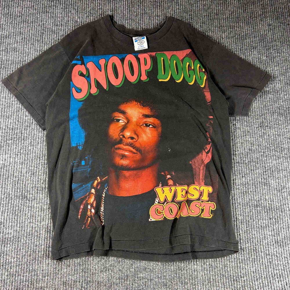 VintageBootleg Tees Shirt Men's XL Snoop Dogg West Coast Rap Streetwear Hip Hop